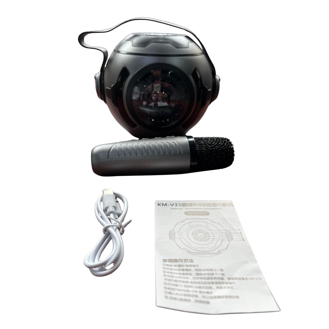 KaraSound™ – Sonido potente, luces LED y micrófono incluido en un solo equipo